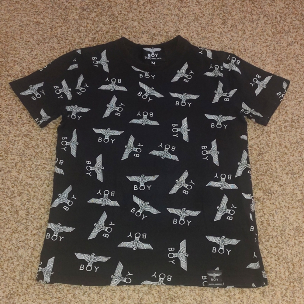 Boy London Punk Eagle Logo Tee SHIRT Size Medium
